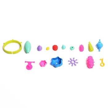 Modes Rotaļlietu bērniem, Krāsains DIY Aproce Frēzēšana Rotaļlietas, Dažādi Pop Radošumu Uzstādīt Izglītības Krelles Puzzle Rotaļlietas QB06