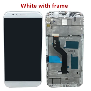 Par Huawei G8 GX8 RIO-L01 RIO-L02 RIO-L03 D199 LCD Displejs, Touch Screen Digitizer Montāža Nomaiņa Ar Rāmi