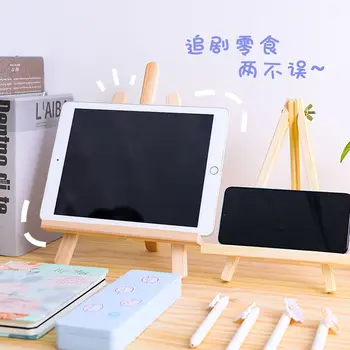 Salokāma Darbvirsmas Koka Turētājs iPad Mobilā Tālruņa, Planšetdatora Statīvs Turētājs Grāmatu Turētājs Mini Molberts liels un mazs