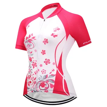 Sieviešu velosipēdu valkāt 2020. gada Vasaras Īsām Piedurknēm Riteņbraukšana Apģērbu Slim Elpojošs Kalnu Velosipēds MTB Velosipēdu Valkāt Riteņbraukšana Jersey