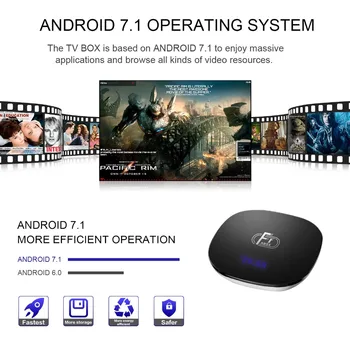 Smart TV Box Android 8.1 A95X F1 2GB 16GB Amlogic S905W Četrkodolu 2,4 GHz WiFi Set top box media player tx3 mini tv android DLNA