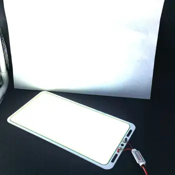 Super Spilgti LED Panelis Gaismas 70 W 12V COB LED Chip Panelis Strip Gaismas Lentes Lampas 14000-16000LM Silts Balts / Auksti Balta 220*112mm