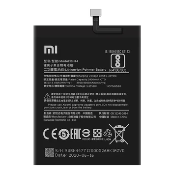 Sākotnējā Xiaomi Nomaiņa Akumulatora BN44 par Xiaomi Redmi 5 Plus 4000mAh Ar Akumulatoru Izjaukt Rīki