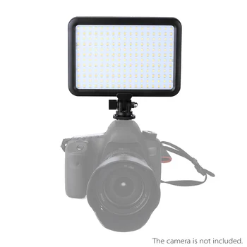 Triopo TTV-204 Ultra Fotografēšanas ierīces LED Video Gaisma Lampas Canon Nikon Pentax Videokameras piemērots Sony Akumulatoru
